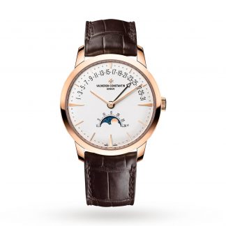 Vacheron Constantin Patrimony Moonphase and Retrograde Date Mens Watch 4010U/000R-B329