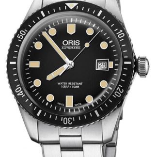 Oris Divers Sixty-Five Black Dial Men's Watch 73377204054MB