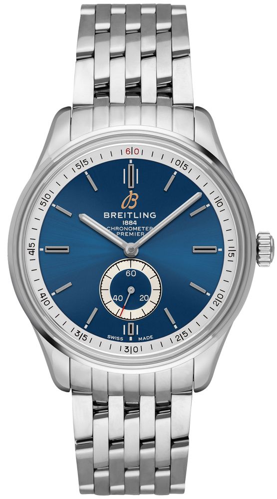breitling premier automatic 40 steel blue dial men's watch a37340351c1a1