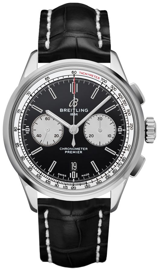 Breitling premier B01 ajanoton 42 miesten katsella Ab0118371b1p2