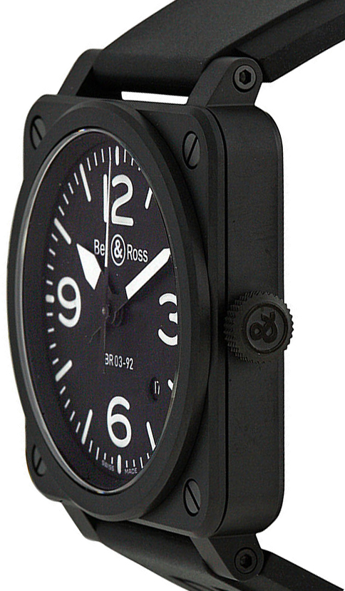 Bell & Ross Aviation Instruments Black Matte Men's Watch BR0392-BL-CE - Image 2