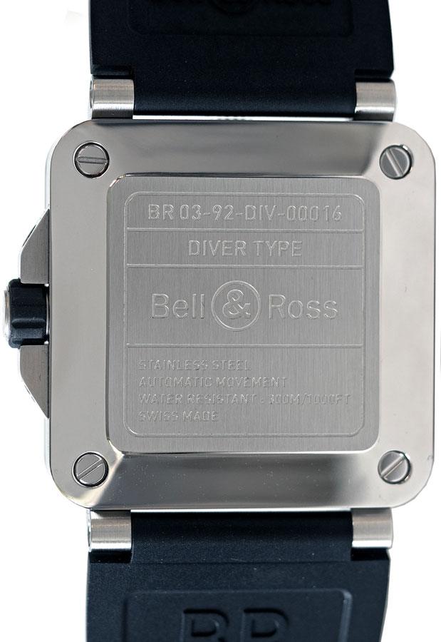 bell ross aviation instruments blå urtavla herrklocka br0392-d-bu-st/srb - Bild 3