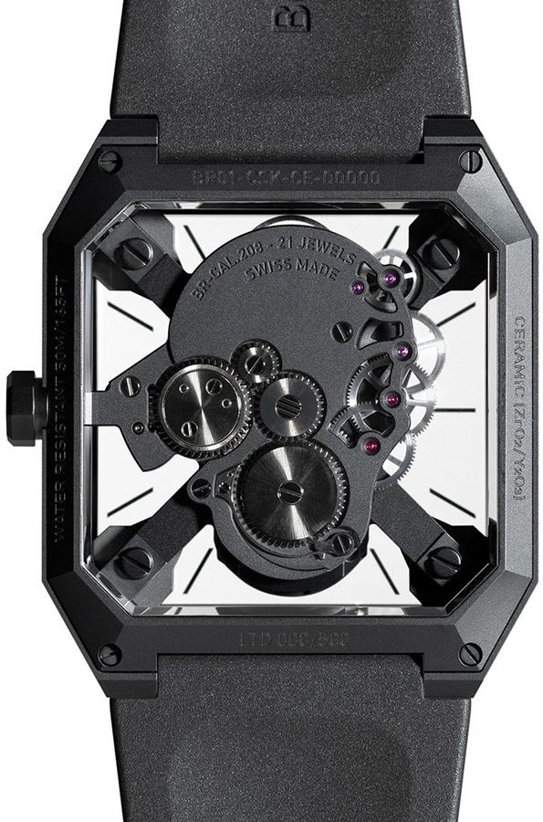 Bell & Ross Instruments Cyber Skull Men's Watch BR01-CSK-CE/SRB - Image 2