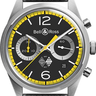 Bell & Ross Limited Out of 170 Black Dial Chronograph Men's Watch BRV126-RS40-ST/SRB
