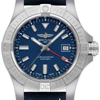 breitling avenger automatisk gmt 45mm stål män klocka a32395101c1x2