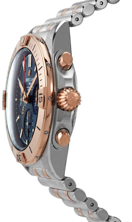 breitling chronomat b01 42 zweifarbige herrenuhr ub0134101c1u1 – Bild 2