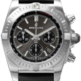 breitling chronomat blackeye graues zifferblatt herrenuhr ab011510/f581-153s