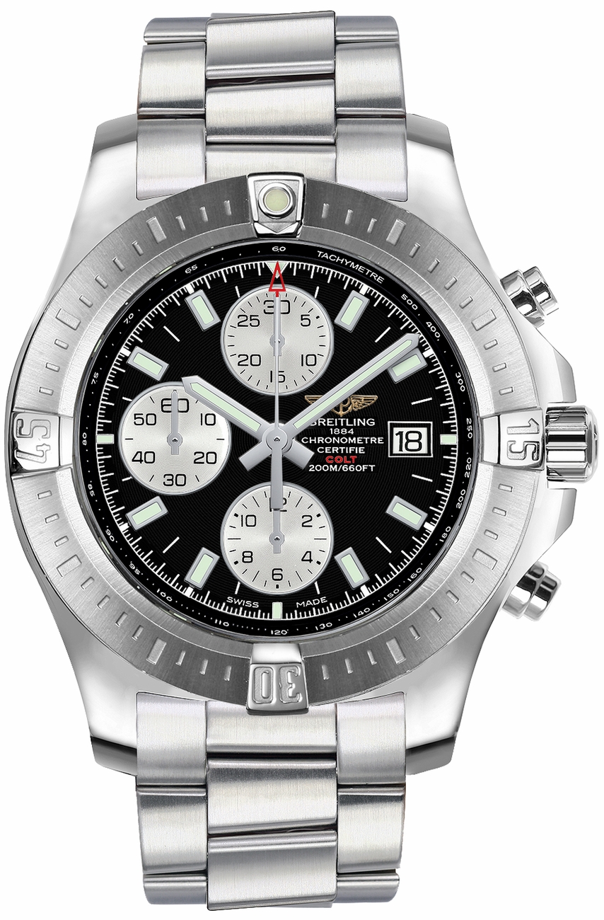 breitling colt kronograf automatisk herrklocka a13388111b1a1