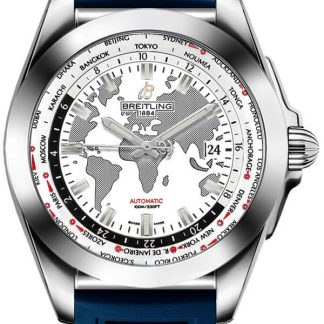 breitling galactic unitime 44mm herrenuhr wb3510u0/a777-158s
