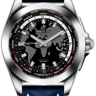 breitling galactic unitime herrenuhr wb3510u4/bd94-112x