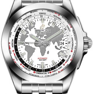 breitling galactic unitime herrenuhr wb3510u0/a777-375a