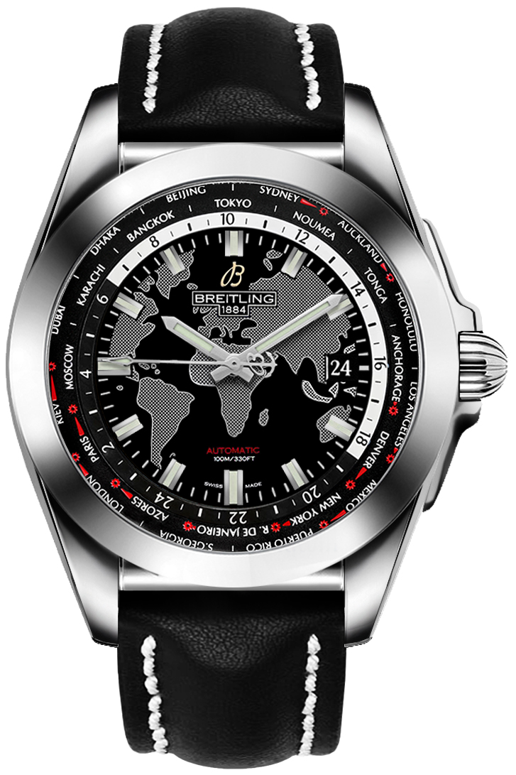 breitling galactic unitime herrenuhr wb3510u4/bd94-435x