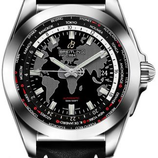 breitling galactic unitime trophy musta kellotaulu miesten katsella wb3510u4/bd94-436x