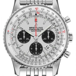 breitling navitimer 1 b01 cronógrafo 43 acero reloj de los hombres ab0121211g1a1