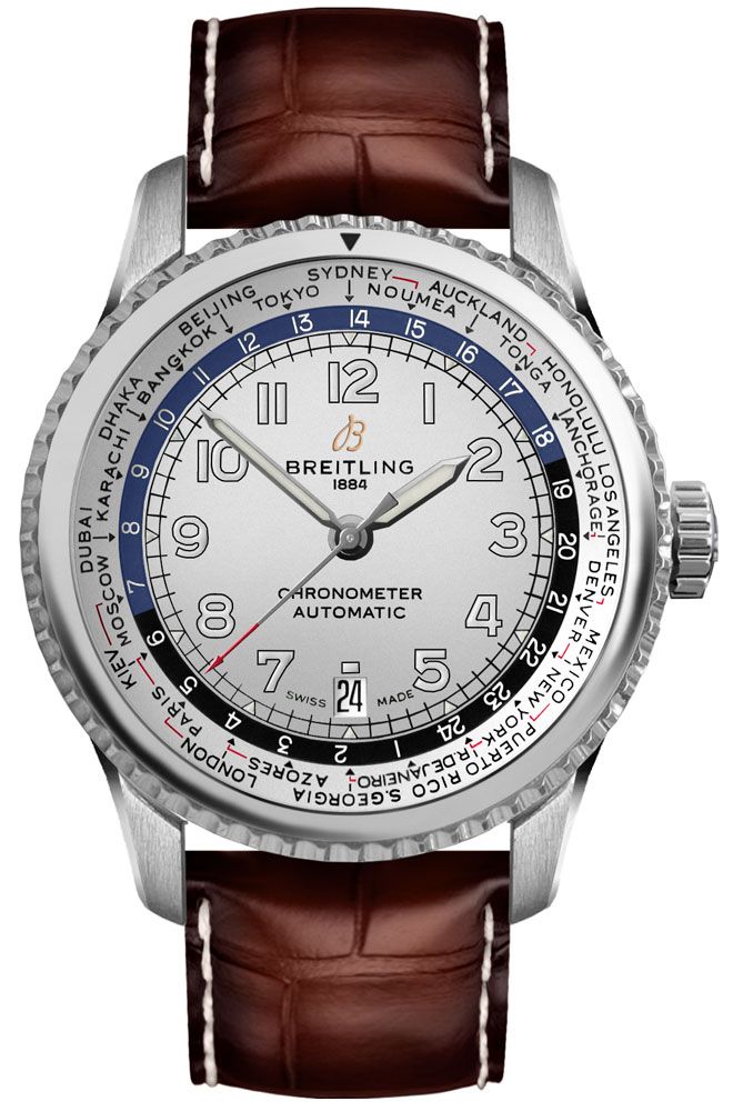 breitling aviator 8 b35 automatisk unitime 43 män klocka ab3521u0/g838-757p