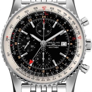 breitling navitimer gmt schwarzes zifferblatt herrenuhr a24322121b2a1