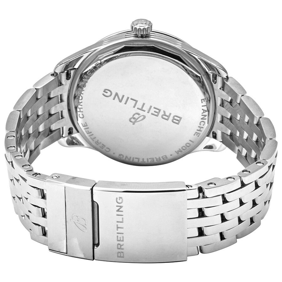 breitling premier automatic 40 steel blue dial men's watch a37340351c1a1 – Image 3