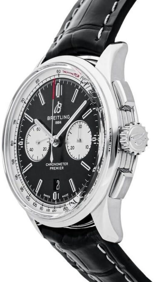 breitling premier b01 cronografo 42 orologio da uomo ab0118371b1p1 - immagine 2