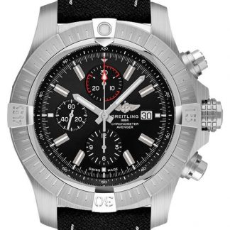 breitling super avenger kronograf 48 män klocka a13375101b1x1x1
