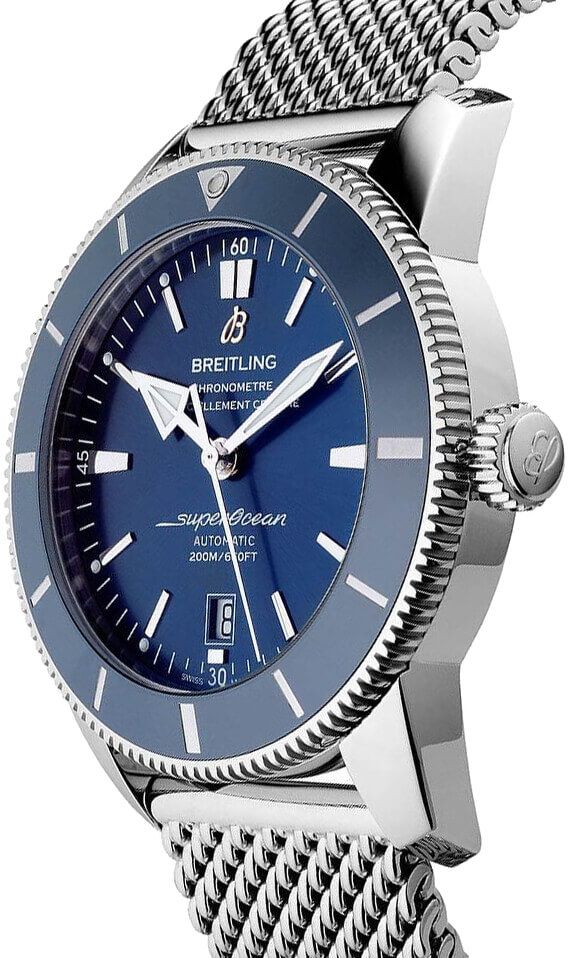 breitling superocean heritage ii b20 automatic 42 blue dial herrklocka ab2010161c1a1 - Bild 2