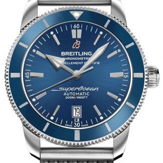 breitling superocean heritage ii b20 automatic 42 blue dial herrklocka ab2010161c1a1
