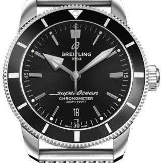 breitling superocean heritage ii b20 automatisk 44 svart urtavla stål herrklocka ab2030121b1a1