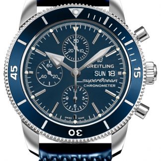 breitling superocean heritage ii kronograf män klocka 44 a13313161c1s1