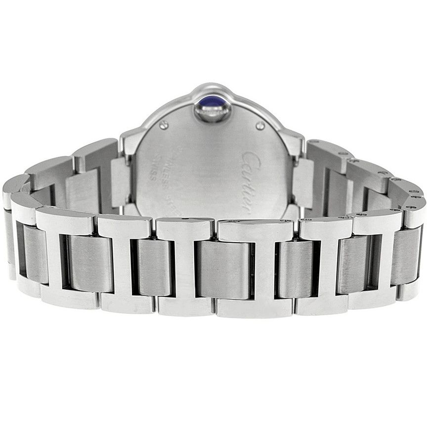 Cartier Ballon Bleu Silver & Diamond Dial Women's Watch WE902073 - Image 3