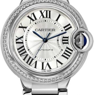Cartier Ballon Bleu Diamond Bezel Women's Watch W4BB0024