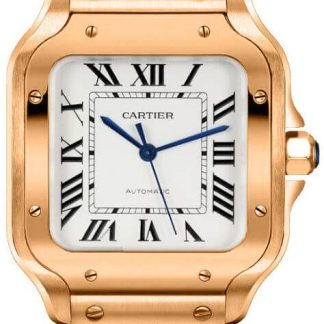 Cartier Santos De Cartier Medium Rose Gold Unisex Watch WGSA0031
