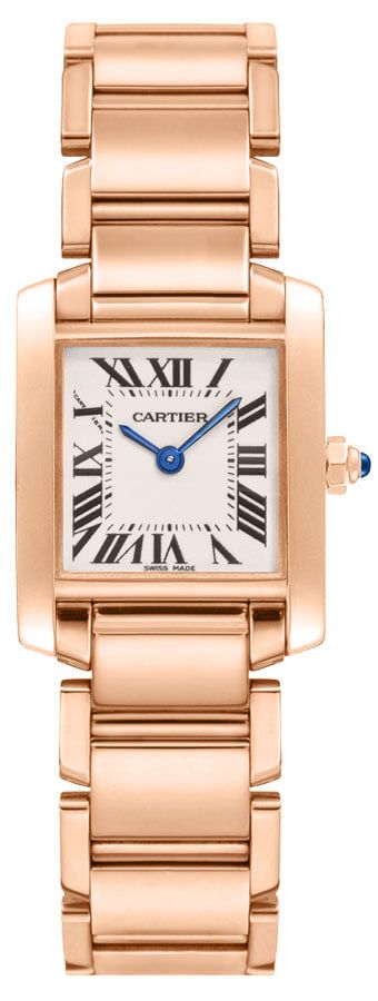 Cartier Tank Francaise Small Rose Gold Women's Watch WGTA0029