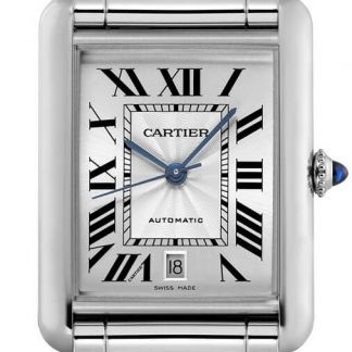 Cartier Tank Must Extra Large Steel Men's Watch WSTA0053