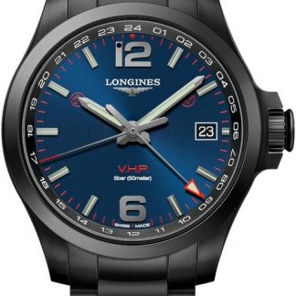 Longines Conquest V.H.P. Blue Dial GMT Men's Watch L3.718.2.96.6
