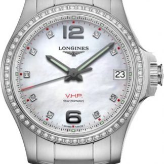 Longines Conquest V.H.P. Mother of Pearl Women's Watch L3.316.0.87.6