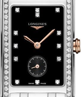 Longines DolceVita Black Dial Two-tone Women's Watch L5.512.5.59.7