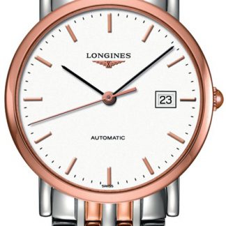 longines collezione elegante automatico bicolore orologio l4.809.5.12.7