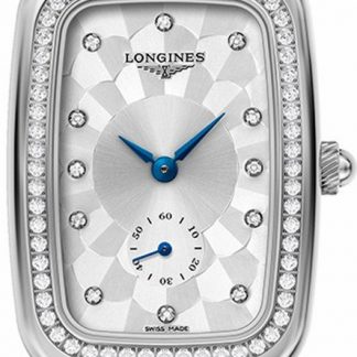 longines collezione equestre diamante quadrante argento donna orologio l6.142.0.77.6