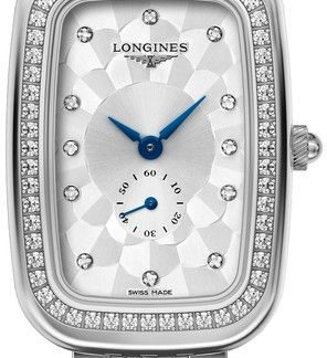 longines equestrian diamond bezel women's watch l6.141.0.77.6