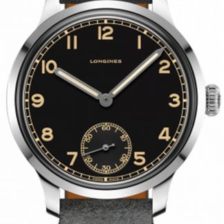 Longines Heritage Military 1938 Black Dial Men's Watch L2.826.4.53.2