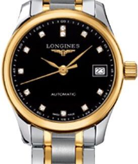 Longines Master Collection Black Dial Two-tone Women's Watch L2.128.5.57.7