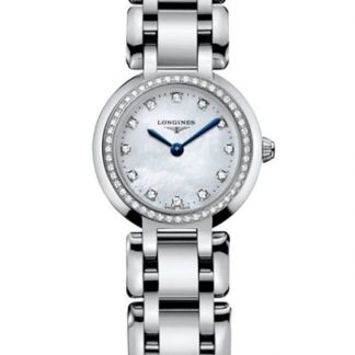 Longines PrimaLuna Pearl White Dial with Diamonds Women's Watch L8.109.0.87.6