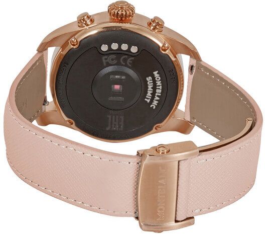 montblanc summit 2 roséguld pvd stål 42mm smartwatch 125837 - Bild 3