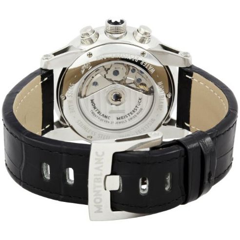 MontBlanc TimeWalker Chronograph Silver Dial Men's Watch 101549 - Image 3
