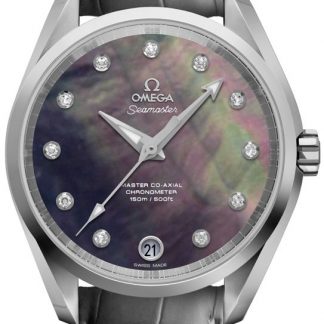 omega seamaster aqua terra tahiti reloj de mujer con esfera de nácar 231.13.39.21.57.001