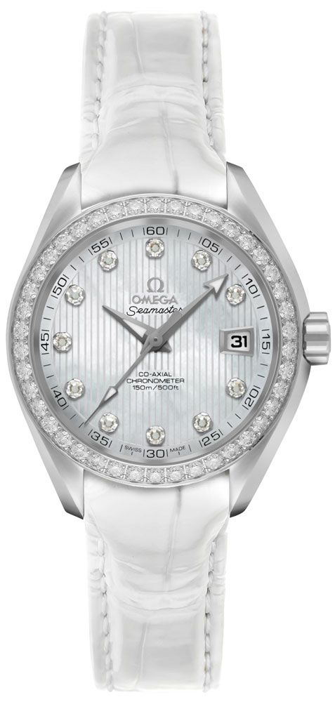 omega seamaster aqua terra diamant kvinders ur 231.18.30.20.55.001