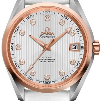 Omega Seamaster Aqua Terra Diamond Rose Gold & Steel Watch 231.23.39.21.52.001