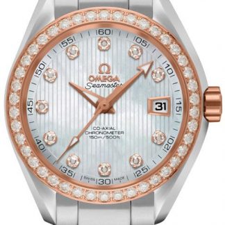 Omega Seamaster Aqua Terra Diamond Bezel Women's Watch 231.25.30.20.55.003