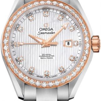 Omega Seamaster Aqua Terra Diamond Women's Luxury Watch 231.25.34.20.55.003