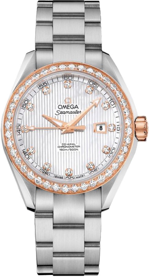 omega seamaster aqua terra diamond dameur 231.25.34.20.55.003