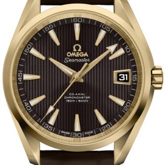 omega seamaster aqua terra sólido 18k oro amarillo reloj de los hombres 231.53.39.21.06.002